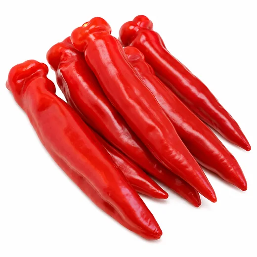 Long red peppers